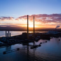 Poolbeg Chimneys, Dublin, Ireland Poolbeg Chimneys, Dublin, Ireland